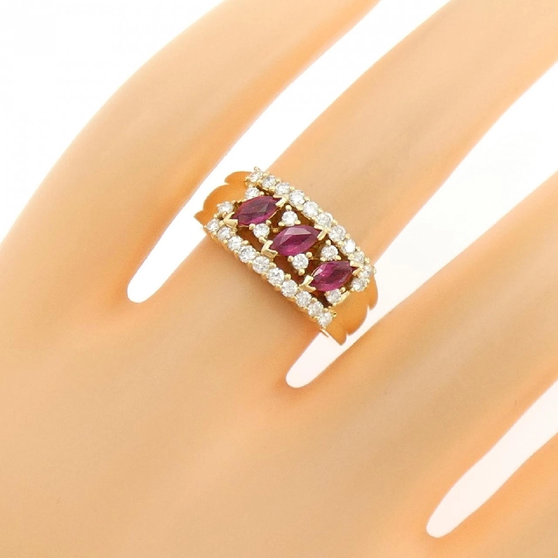 Nhẫn Ruby 18KYG 0.57CT - Hàng hiệu Chính hãng 852076