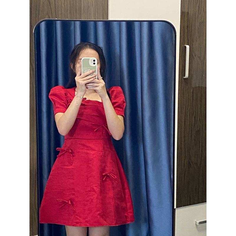 Đầm đỏ đi tiệc size S new 99% chưa mặc 146908