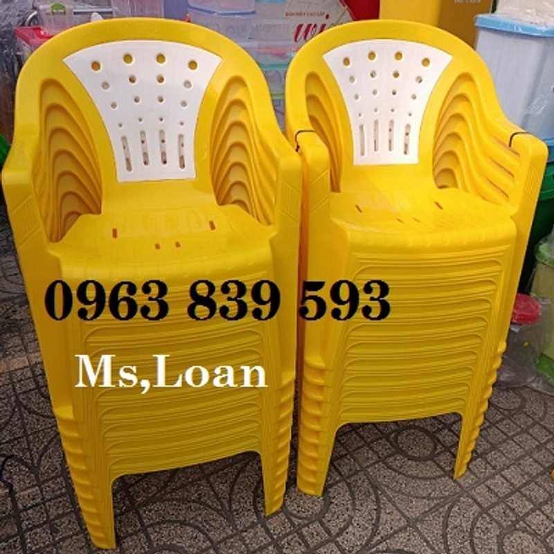 Ghế nhựa bành 2 màu ngồi thư giãn, sử dụng quán ăn - quán nhậu 545170
