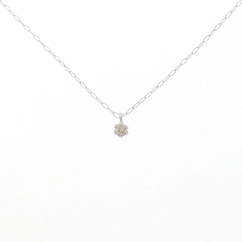 K10WG Solitaire Dây chuyền kim cương 0.05CT - Hàng hiệu Chính hãng 857458