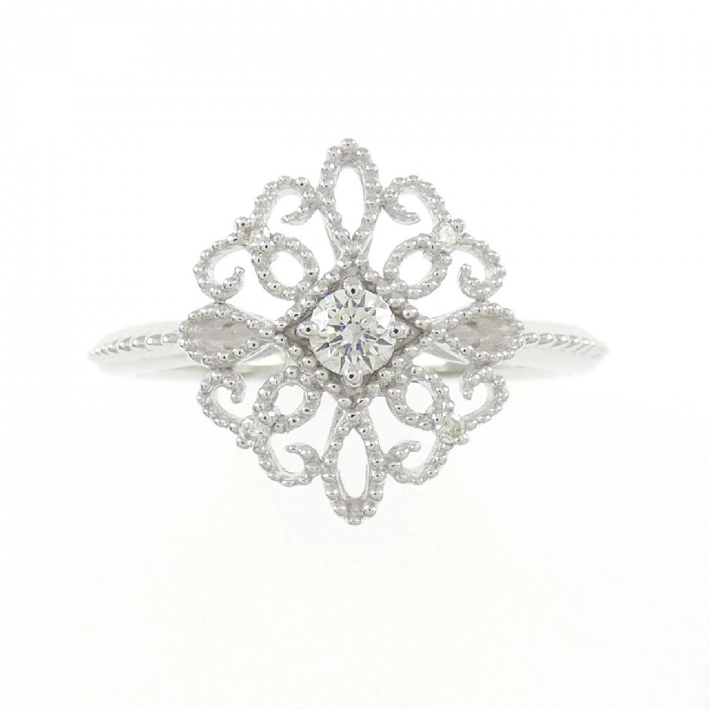 Nhẫn kim cương K18WG 0.12CT - Hàng hiệu Chính hãng 854871