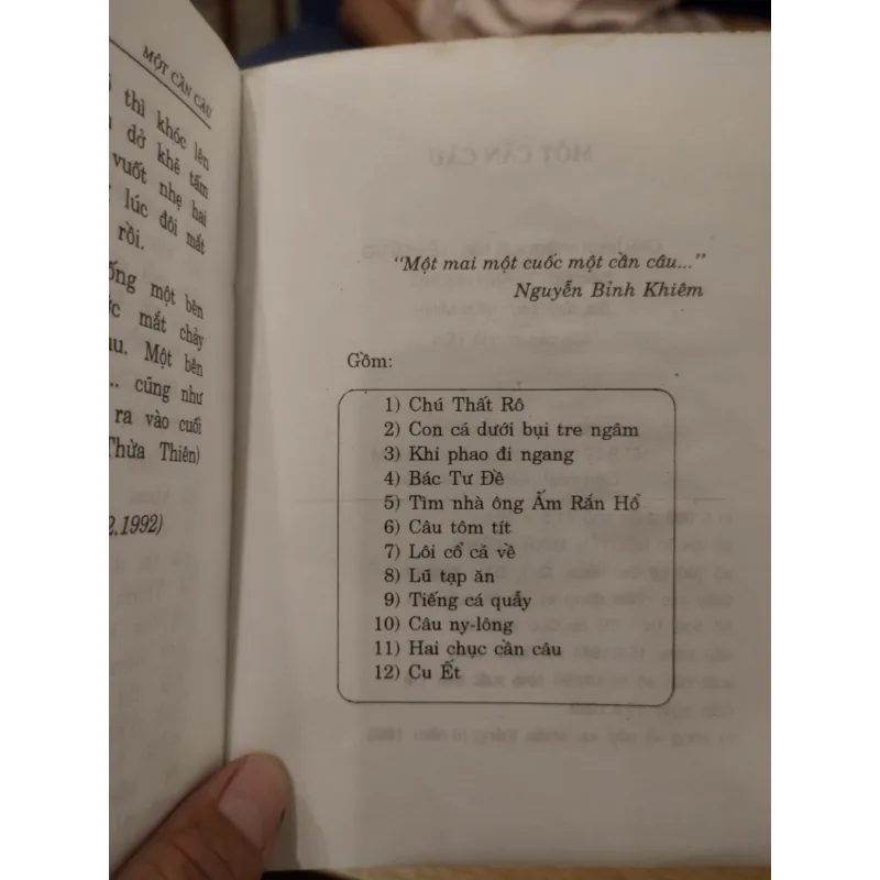 Một Cần Câu" của tác giả Trần Thanh Địch. 





 1025286