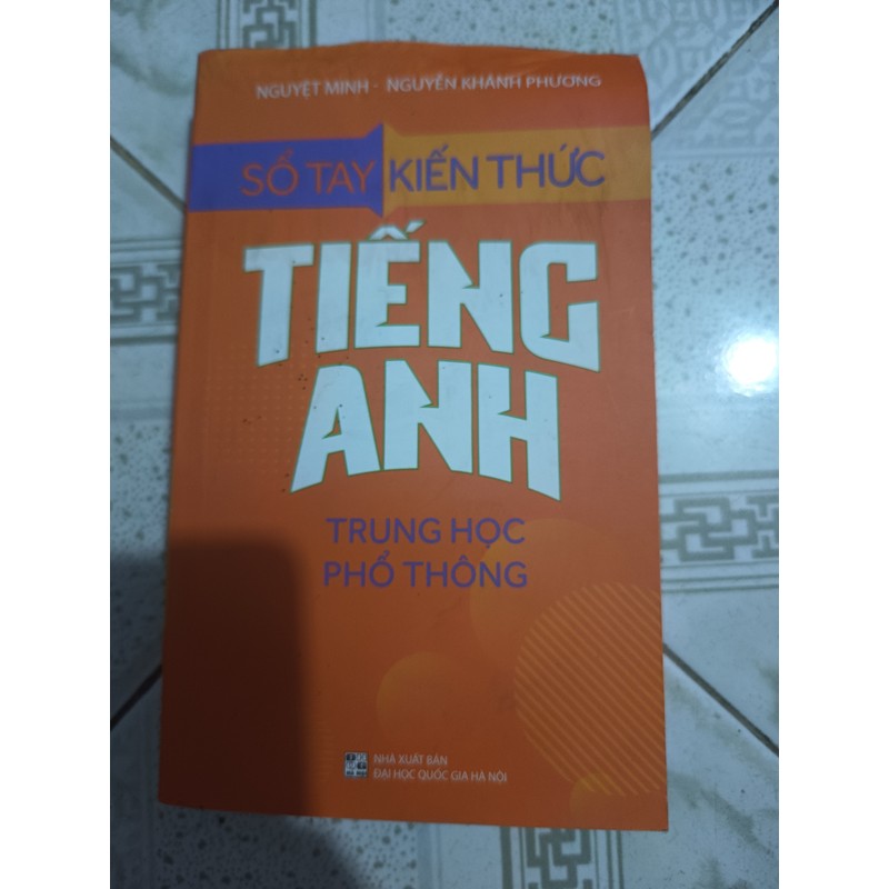 Combo 2q Sổ tay Tiếng Anh THCS và Sổ tay Tiếng Anh THPT, còn tốt 179934