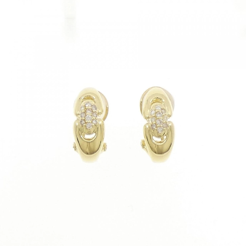 K18YG Bông tai kim cương 0.20CT - Hàng hiệu Chính hãng 870411