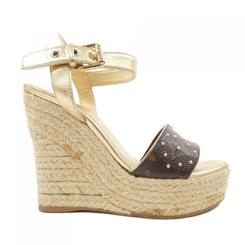 Giày sandal LOUIS VUITTON Monogram Canvas Espadrille - Hàng hiệu Chính hãng 828363
