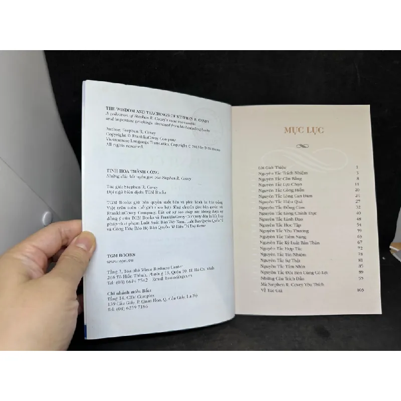 [Phiên Chợ Sách Cũ] Tinh Hoa Thành Công - Những Đúc Kết Ngắn Gọn Cảu Stephen R.Covey, 2015 1304 432325