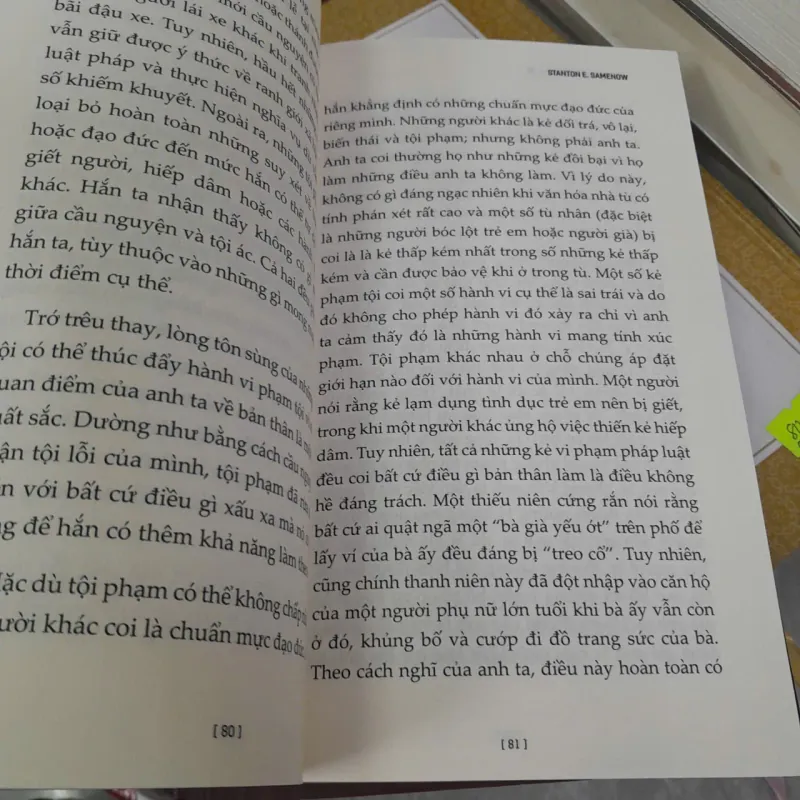 TÂM LÝ HỌC TỘI PHẠM - Stanton E.Samenow 416067