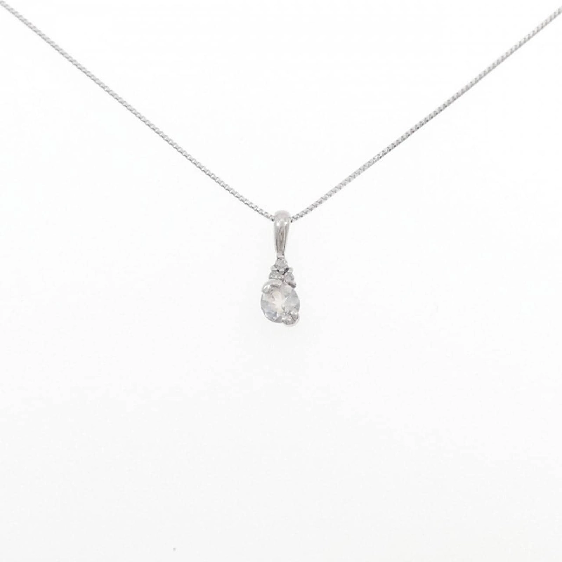 K18WG Labradorite Necklace - Hàng hiệu Authentic 865863