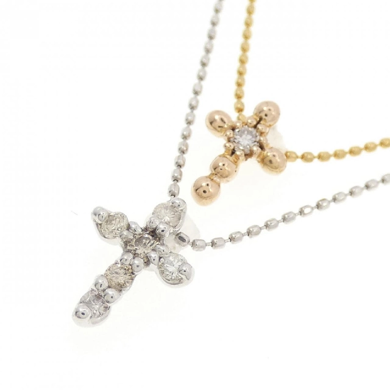 Dây chuyền kim cương K18YG/K18WG 0.20CT - Hàng hiệu Chính hãng 862977