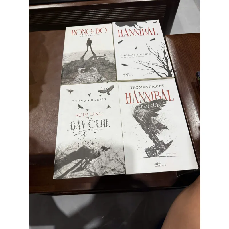 COMBO 4 SÁCH HANNIBAL – THOMAS HARRIS (FULL SERIES KINH ĐIỂN)- K6 1035683