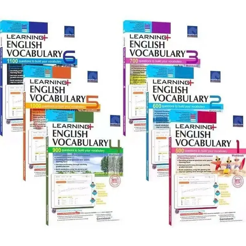 Sách - Learning vocabulary (bộ 6 cuốn) 565440