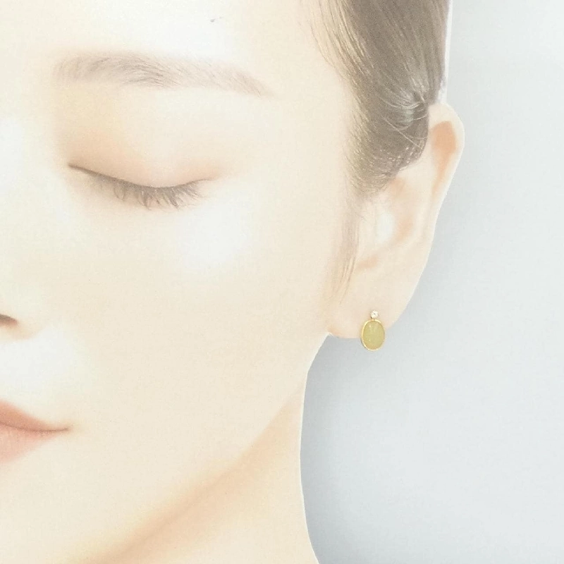 K18YG Opal Bông tai - Hàng hiệu Chính hãng 869082