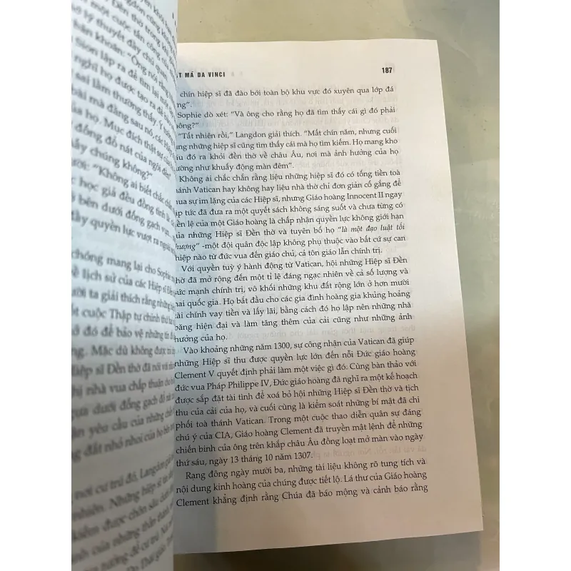 MẬT MÃ DA VINCI (BÌA CỨNG) - DAN BROWN (ĐỖ THU HÀ DỊCH THUẬT) 1004941