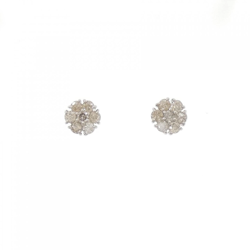 Bông tai kim cương hoa PT900 0.50CT - Hàng hiệu Authentic 868074