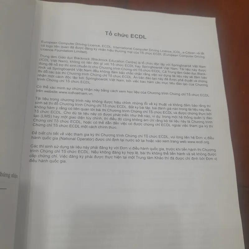 Tin học văn phòng quốc tế theo chuẩn ICDL 688245