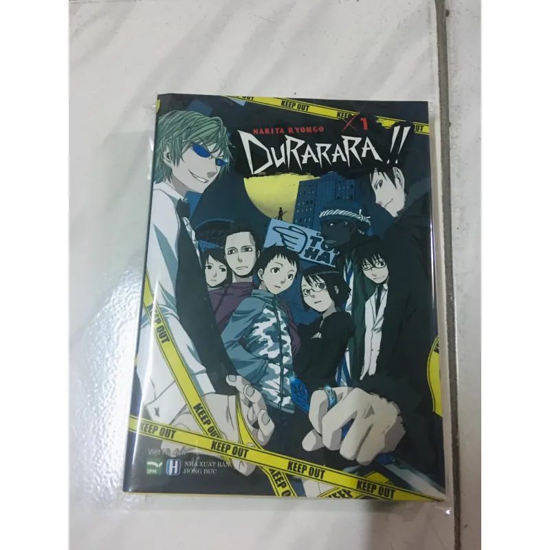 Light Novel Durarara tập 1 bản in đầu, tặng kèm Postcard 1021746