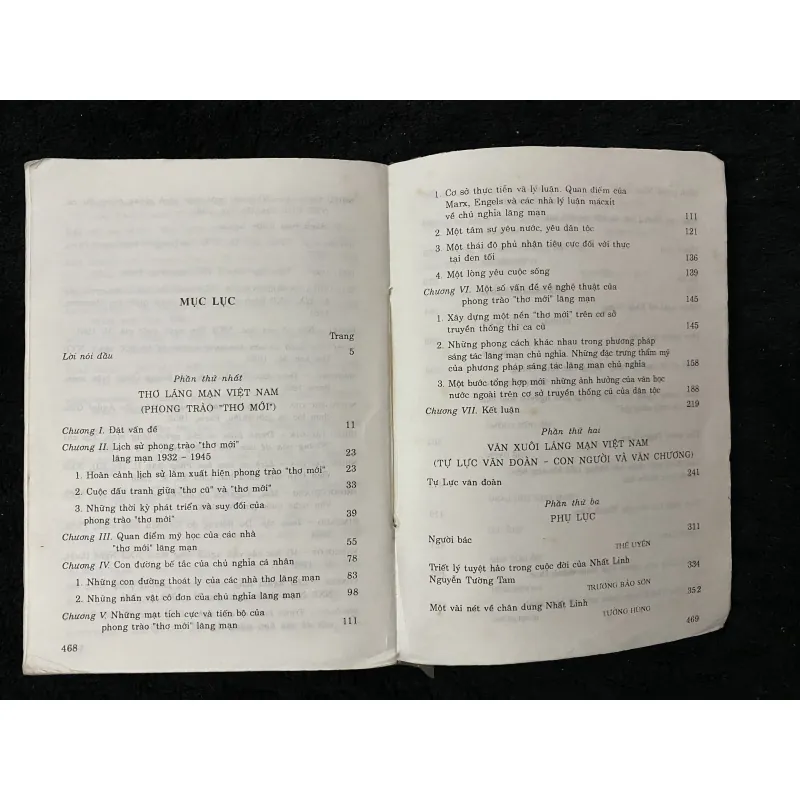 Văn học lãng mạn Việt Nam - chữ ký tác giả  1003886