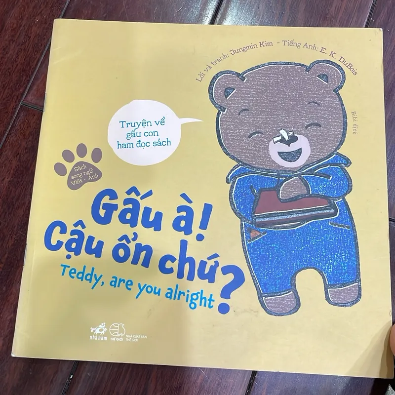 Gấu à cậu ổn chứ - song ngữ anh việt - sách trẻ em tập đọc  1062249