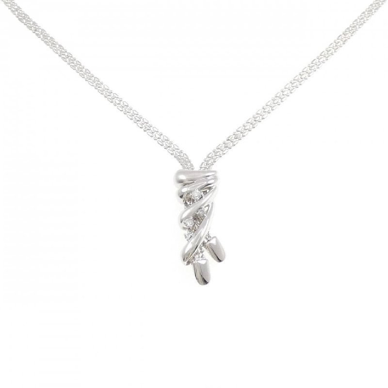 K18WG Dây chuyền kim cương 0.10CT - Hàng hiệu Chính hãng 856771