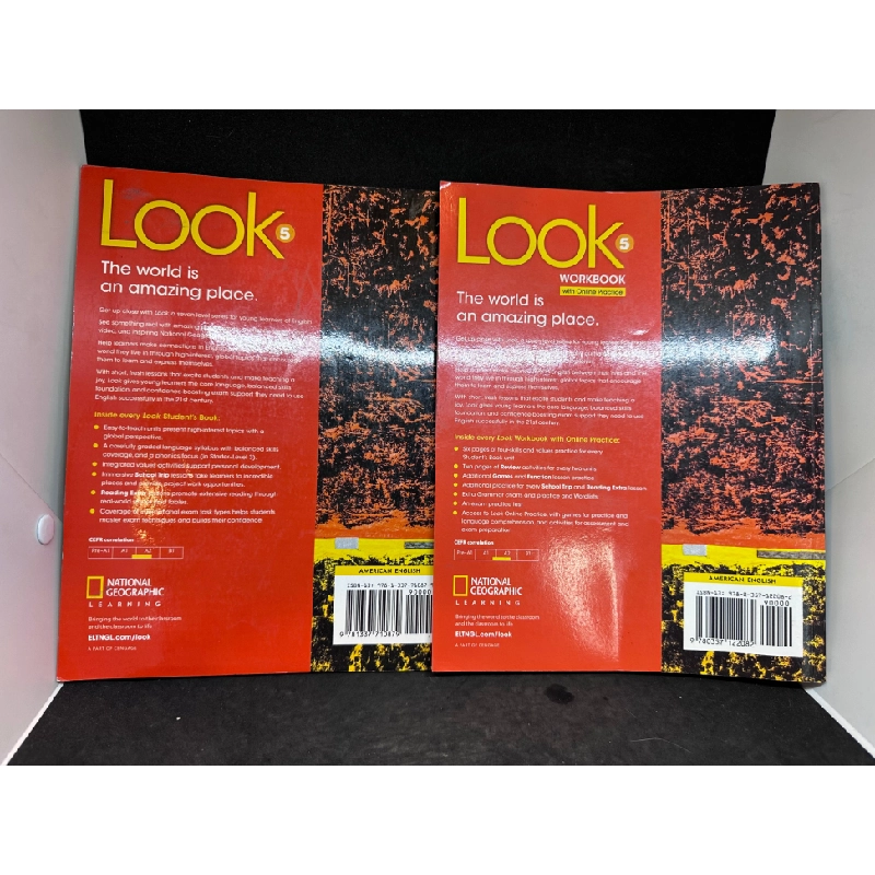 Combo Look 5, Student'S Book + Workbook, Mới 80% (Có Ghi Chữ Vài Trang) SBM0809 (WEB) 347134