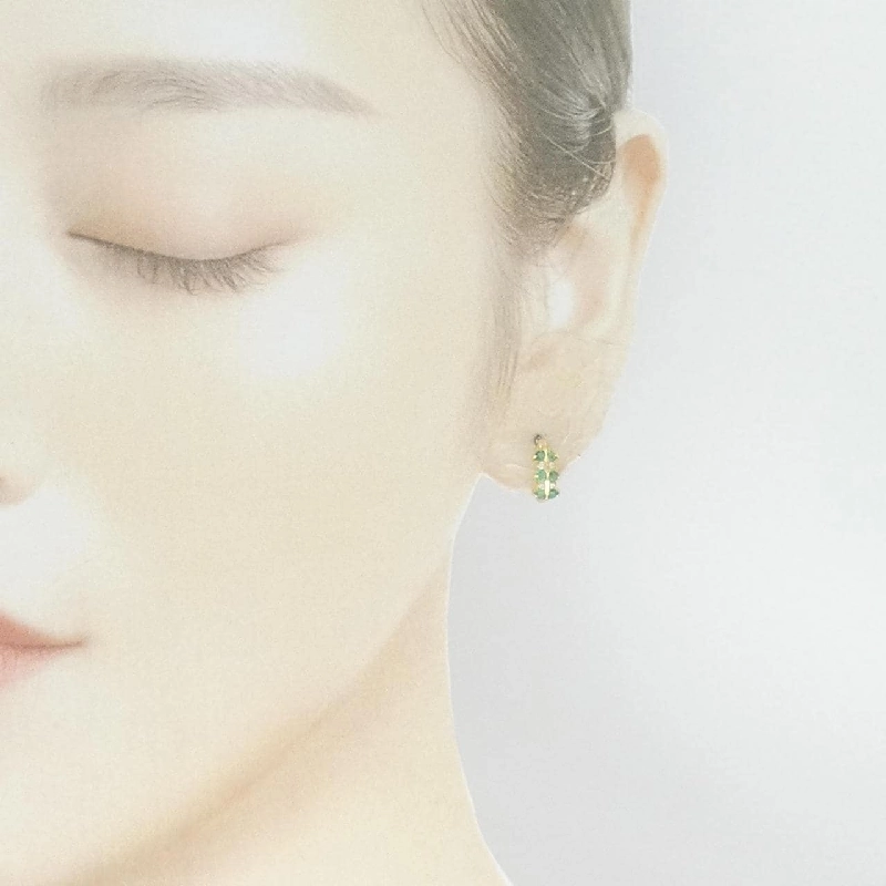 Bông tai Emerald K18YG 0.50CT - Hàng hiệu Chính hãng 872116