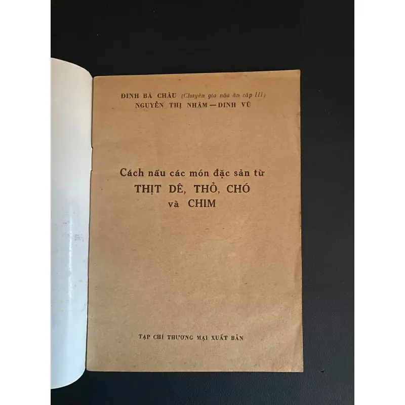 Cách nấu các món đặc sản từ thịt DÊ, THỎ, CHÓ và CHIM 1027675