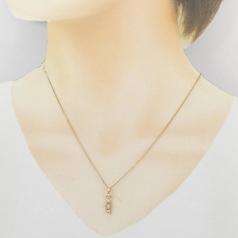 K10PG Dây chuyền kim cương - Hàng hiệu Authentic 859406