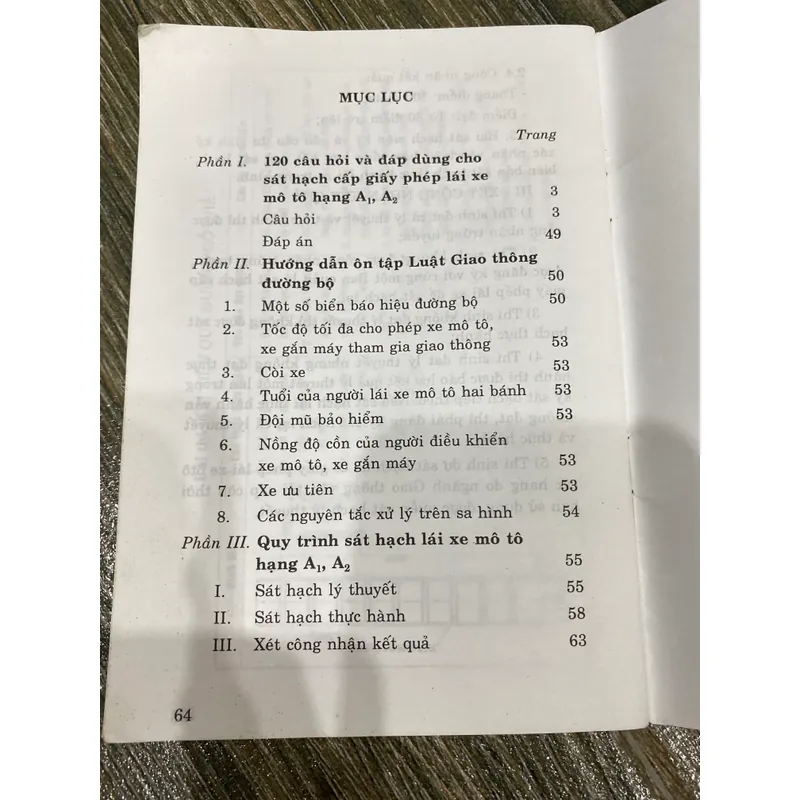 HỎI ĐÁP LUẬT GIAO THÔNG ĐƯỜNG BỘ***QUÀ TẶNG 0Đ CHO ĐƠN MUA SP TRONG SHOP 674871