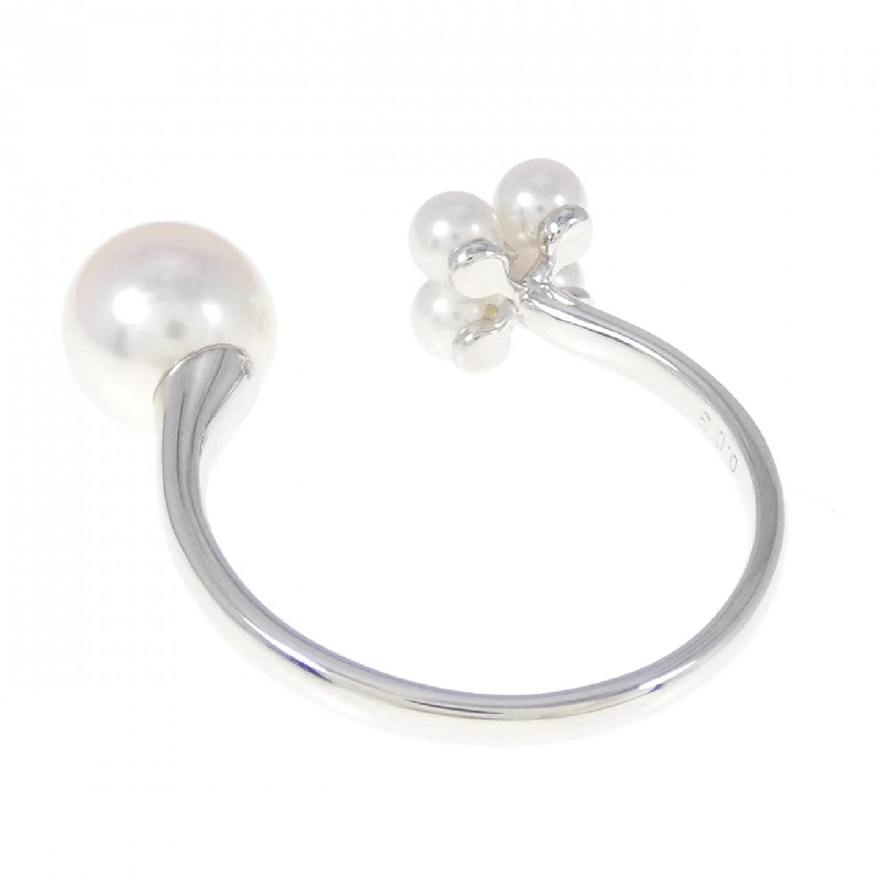 K18WG Nhẫn Ngọc Trai Akoya - Hàng hiệu Chính hãng 853582