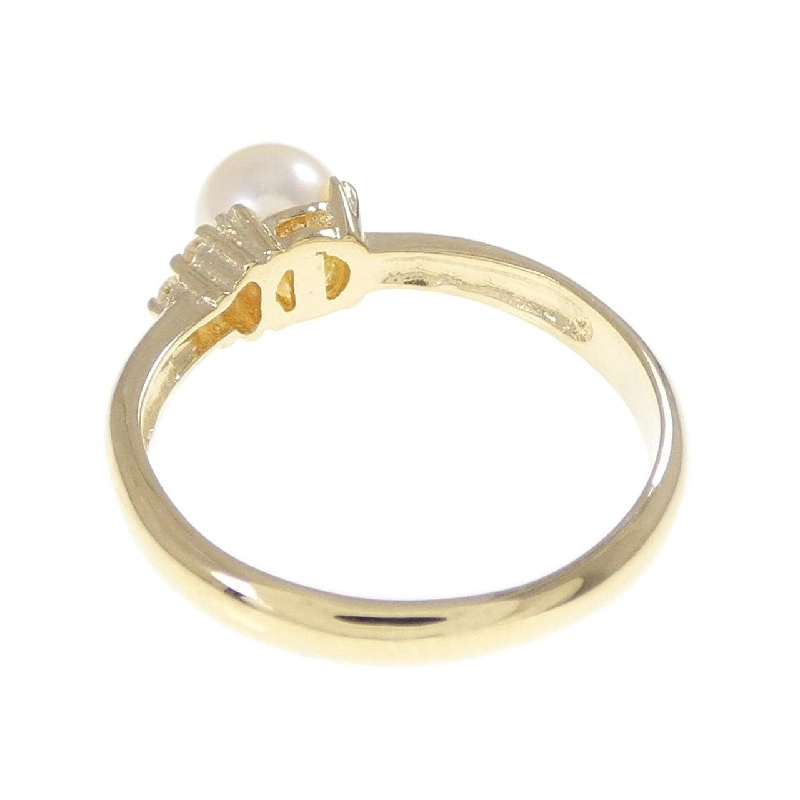 Nhẫn ngọc trai Akoya K18YG 5.1mm - Hàng hiệu Chính hãng 849211