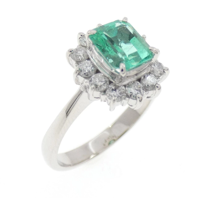 Nhẫn Emerald PT900 0.78CT - Hàng hiệu Chính hãng 850301