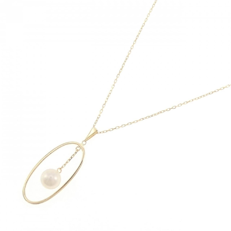 K18YG Vòng cổ ngọc trai Akoya 7mm - Hàng hiệu Chính hãng 861137