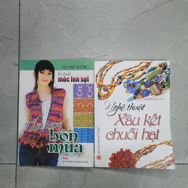2 cuốn: Kỹ Thuật Móc Len + Nghệ Thuật Xâu Chuỗi Kết Hạt 709576