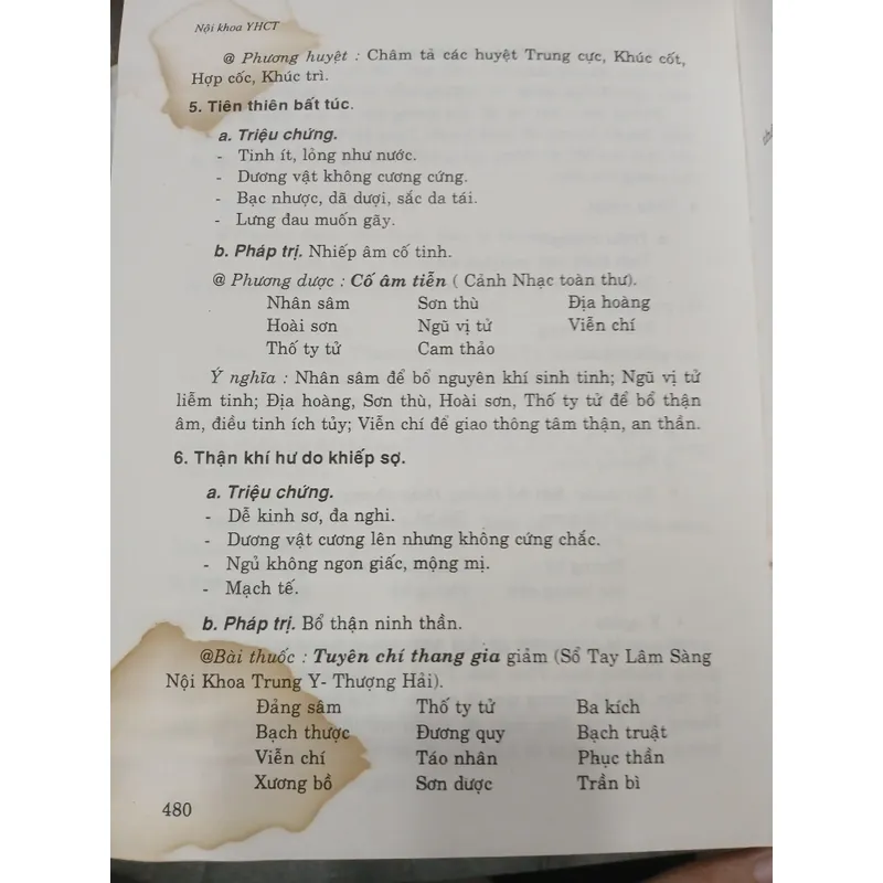 NỘI KHOA - Y HỌC CỔ TRUYỀN 736408