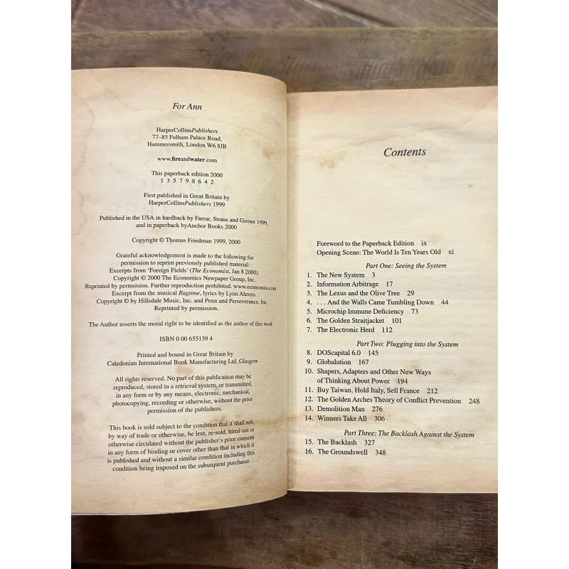 The Lexus & The Olive Tree - Thomas Friedman 728432