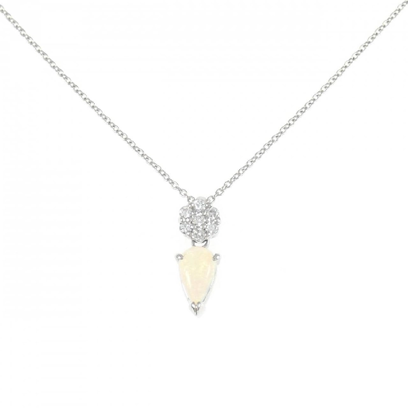 Dây chuyền hoa opal PT900/PT850 - Hàng hiệu Authentic 857210