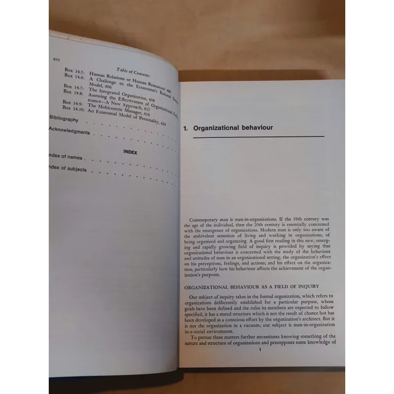 Organizational Behaviour - Joe Kelly 1012976