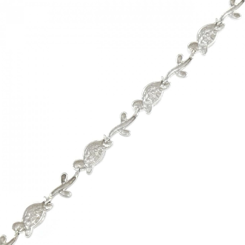 K18WG Vòng tay kim cương hình thuyền 0.08CT - Hàng hiệu Chính hãng 878968