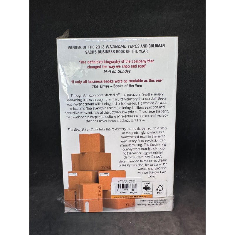 The everything store: Jeff Bezos and the age of Amazon New 90% SBM1404 64285