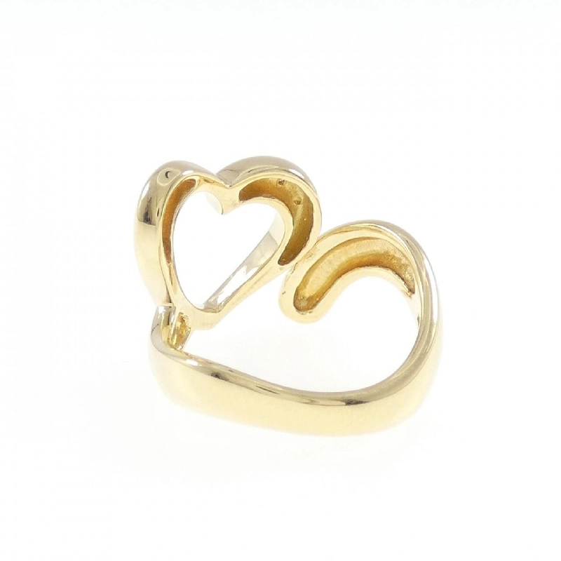 Nhẫn kim cương hình trái tim K18YG 0.01CT 670050