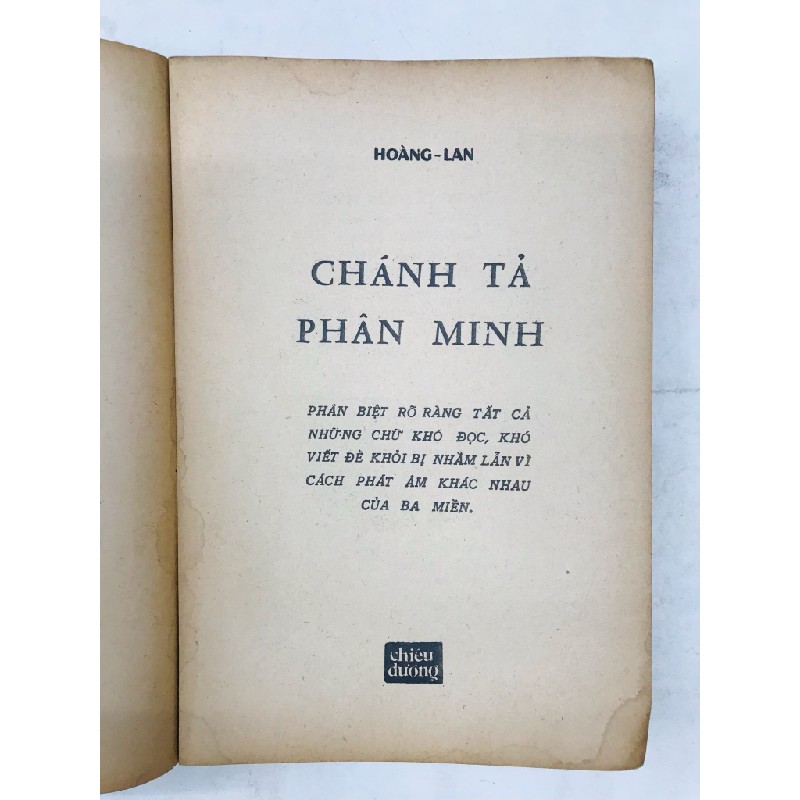 Chánh tả phân minh - Hoàng Lan 128361