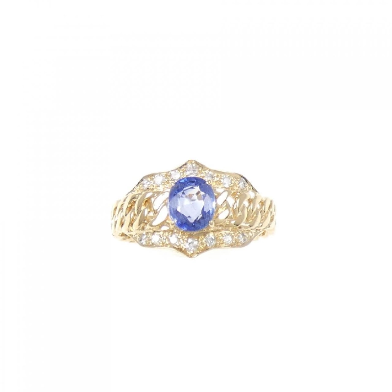 Nhẫn Sapphire K18YG 0.89CT 673630