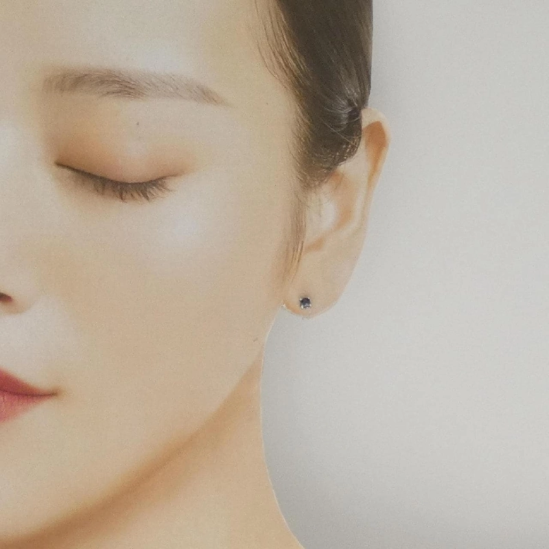 K18WG Garnet Bông tai - Hàng hiệu Chính hãng 866610