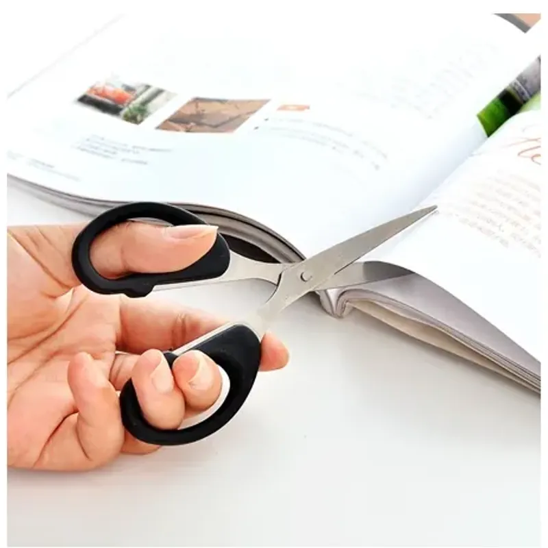 Kéo Cắt Văn Phòng Lưỡi Thép Không Gỉ 13.5 Cm - Kéo Cắt Giấy Thủ Công Hàng Cao Cấp 528399