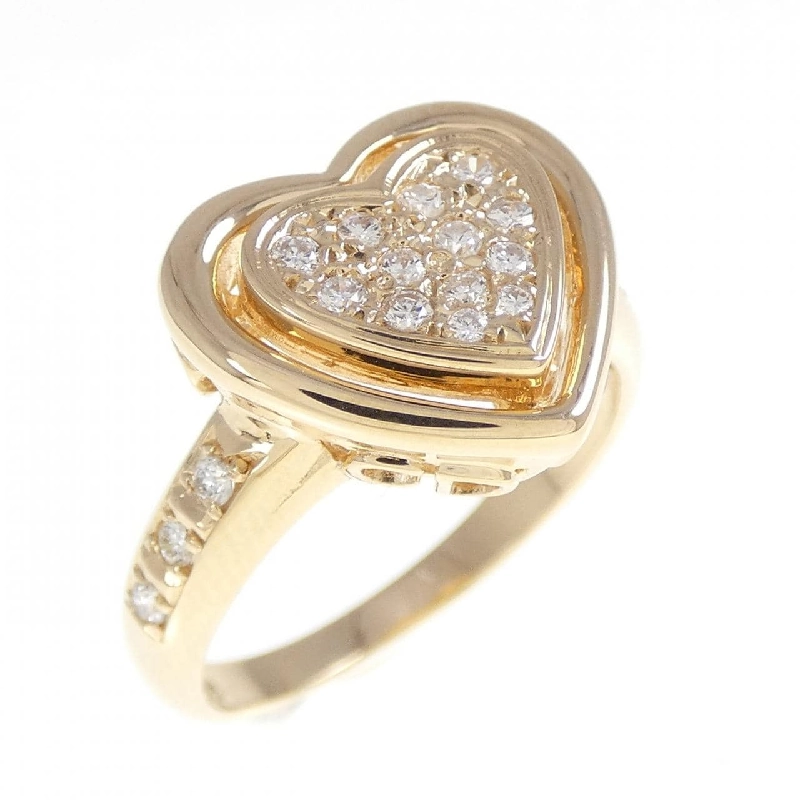 Nhẫn kim cương hình trái tim K18PG 0.22CT 669618