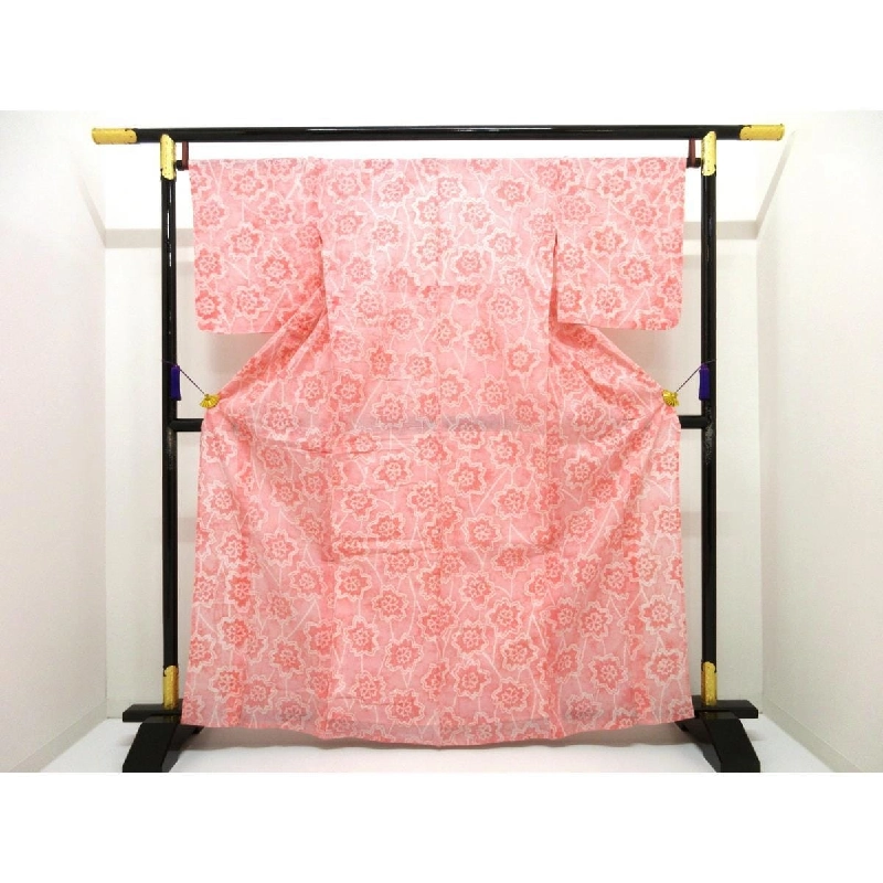 Yukata nữ, xử lý shibori, kích thước F - Hàng hiệu Authentic 878618