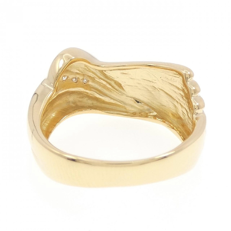 Nhẫn kim cương K18YG 0.02CT 668376