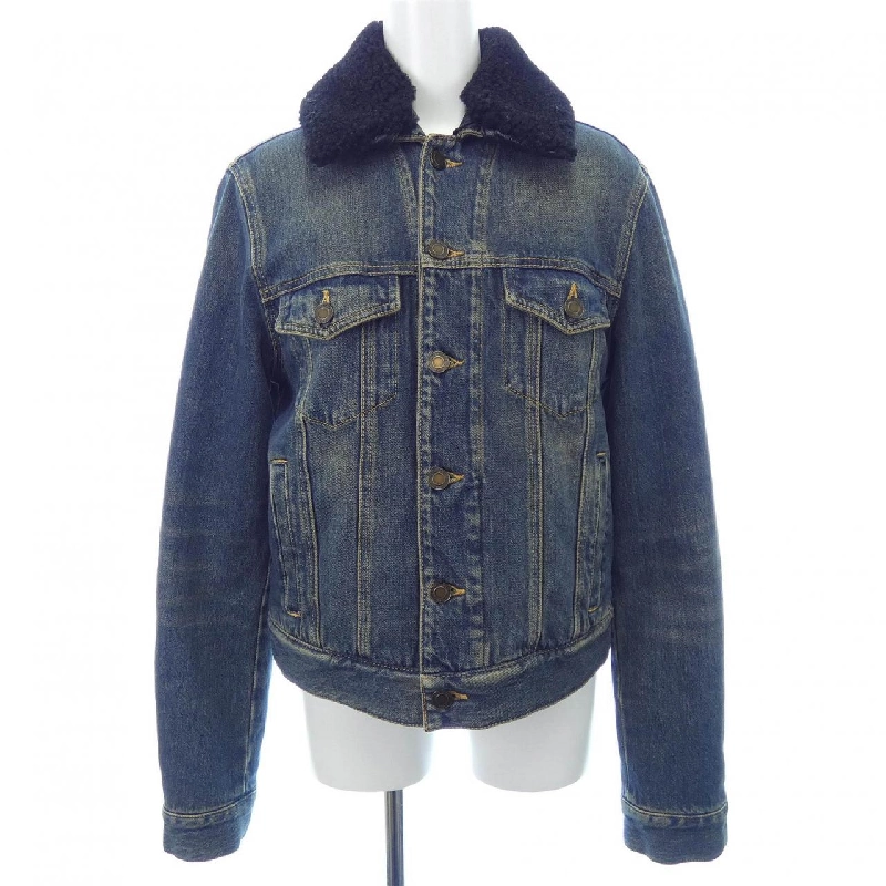 SAINT LAURENT 578147 YV868 Áo khoác denim - Hàng hiệu Authentic 823129