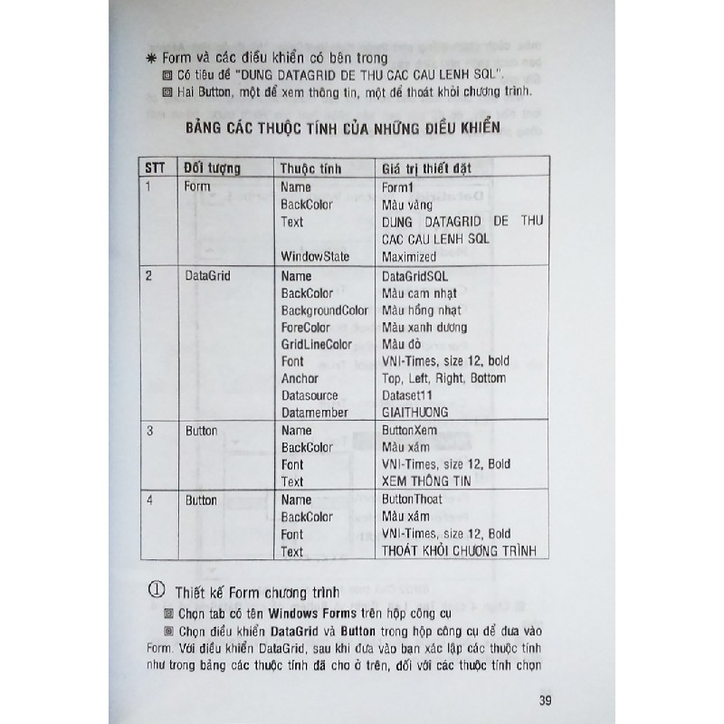 Tự Học Lập Trình Cơ Sở Dữ Liệu Access 2003 & Visual Basic.Net 10125