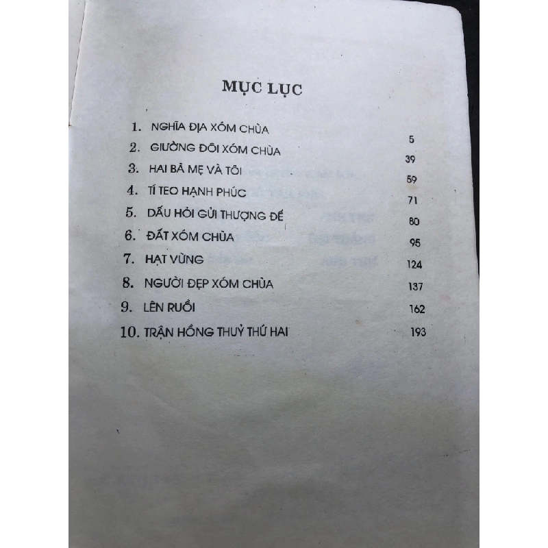 Nghĩa địa xóm chùa mới 70% ố bẩn có dấu mộc và viết nhẹ trang đầu 1999 Đoàn Lê HPB0906 SÁCH VĂN HỌC 451267